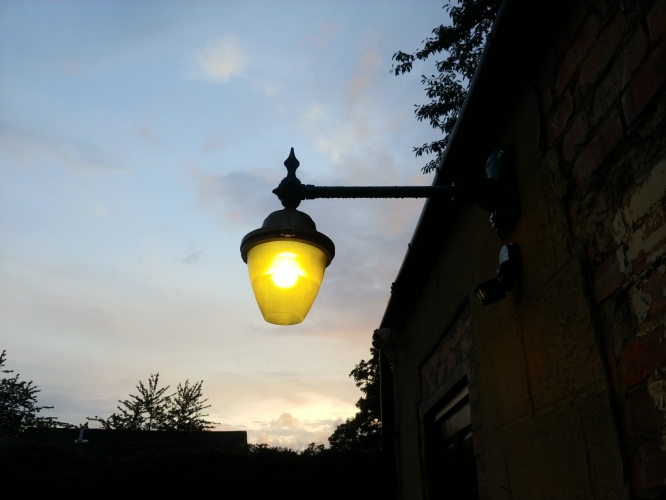 Evening shot of the gec light
