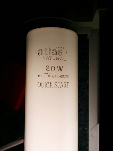 Atlas 20w natural
Another find from dh. Must be my favourite tube colour this. Unshielded.
