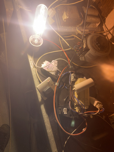 Pats MAGA Gear. 
Got some pretty interesting results running these on the variac with a power monitor. The Dyna vision was a constant 277W no matter what I did no matter what the lamp no matter what voltage give or take a couple of W either way. The mag gear was very much dependent on voltage, at 230V it was a current draw of exactly 269.9 W so about 8W more efficient than the dyna vision. That was with a GE CMH however with the supposed Philips Eco 230W lamp power consumption went up to 270 7W. Also the Dyna vision I took the voltage right down to 149 before the lamp extinguished interestingly even on mag I took the voltage down to 157 before the lamp extinguished however at that voltage it was only pulling 130W if I opt the voltage on mag to 247v it was pulling 325W.
