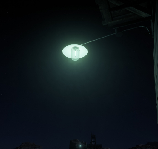 MA mercury lamps in RDR2
RDR 2 is set in 1899, so is strange to see a render of an MA as they were not available in the US until 1934!, the bracket actually also appears to have a ballast can on its arm too? 
