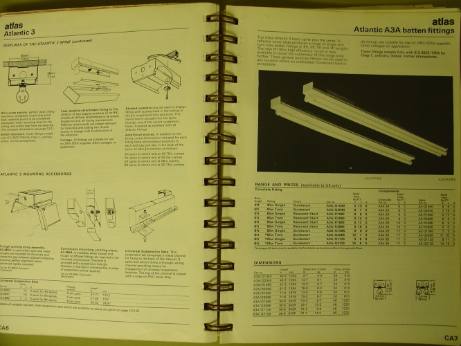 Standard Atlas Atlantic 3 battern fittings as shown in 1969 BLI book
