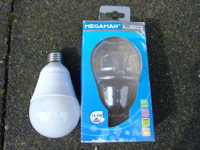 16.5 watt meggaman LED classic lamp
