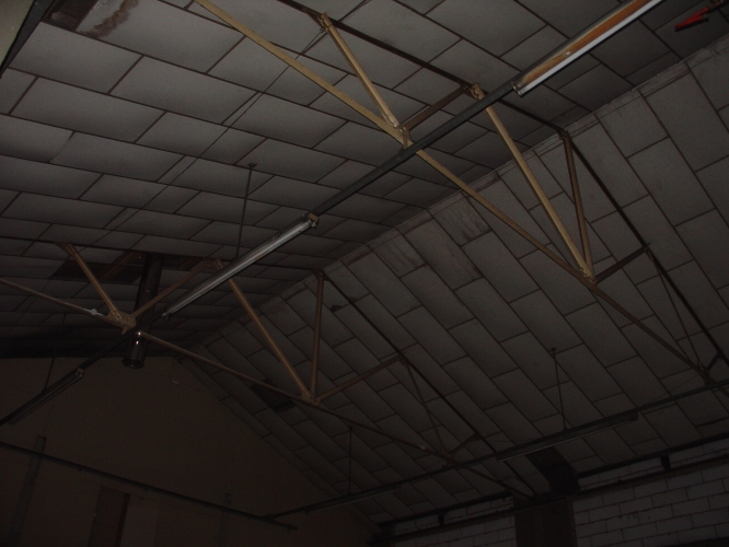 8 foot atlantics on lighting trunking in warehouse
