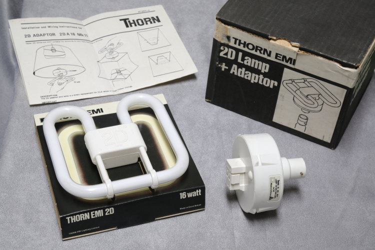 Thorn 2DA16 Mk2
1 x 16w 2D BC lamp adapter. Mk2.
Interesting how they have swapped to a round package from the oblong Mk1.
