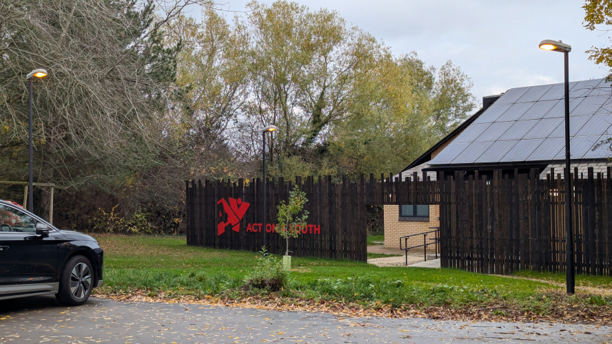 Car Park revisit repairs: after relamp and photocell bypass 
The Urbis ZXU1s installed by me, Nick and James in Jan 2022 three needed relamping already! 

As it turned out the building was refurbished earlier this, during this they fitted a digital time clock, and a 20lux on and 80lux nema photocell to control the outside lighting, including the car park! 

The ZXU1s also run on photocells. Basically the main cell would switch, the ZXU1s would light and then go off because of the ZXU1 photocells. The firing up and then going off after a moment, which seem to shorten the life of the nos 90s Philips Powertones! 

