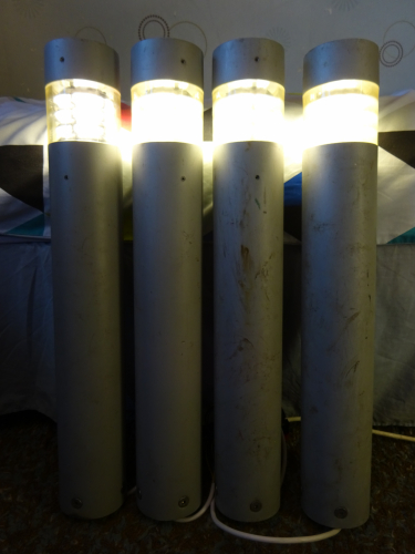 Castaldi Polo bollards - Lit
Switch start is something I can never get tired of, its the main reason I love fluorescent after all! Seeing things you wouldn't otherwise expect to flash into life like these bollards makes them just that much more interesting to me, and I really can't wait to get them restored and installed.
