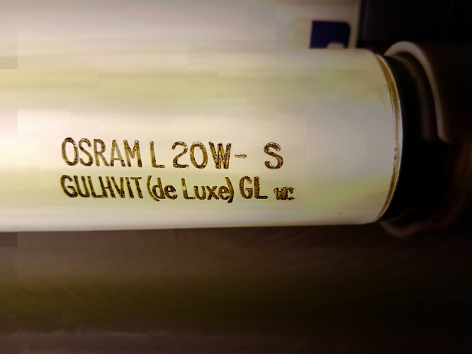 Osram Guhlvit deluxe
by far the most odd, and possibly rare tube I have.
the colour is almost the same as the Australian Atlas amber tube I have
