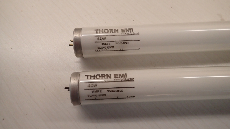 Thorn EMI 4' 40W White
Part of a recent consignment. These are slightly ripened.
