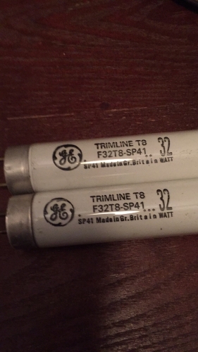 GE G.B. Made 32 watt lamp for american market
Here i found this in attic in my bro old house 
GB made 32 watt t8 GE trimline. Looks like made just after thorn
take over?
