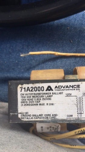 Advance 75 watt H43 MV gear
This prolly 2nd hardest ballast to find in USA
This drive US H43 75 watt Mercury lamp. 

Also i dont see why not i can switch start a 85 watt 6 foot 
American tube. 



