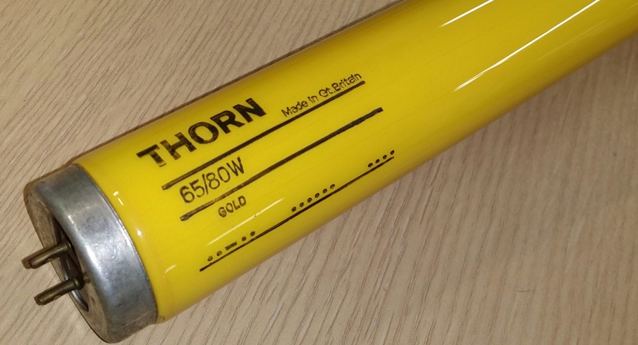 THORN 65/80W Gold 

Just rescued this from a disused cabin. Works perfectly
