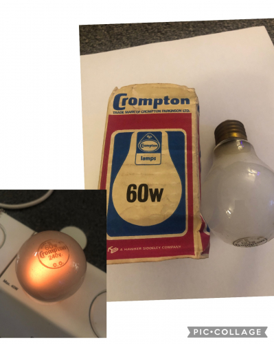 Crompton 60 Watt GLS
Came as part of a joblot of lamps.
