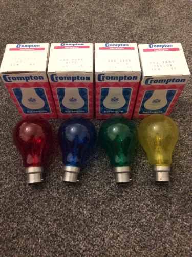 Clear Coloured GLS
I used these lamps years ago in festoon lighting, managed to get a set of new ones :-)
