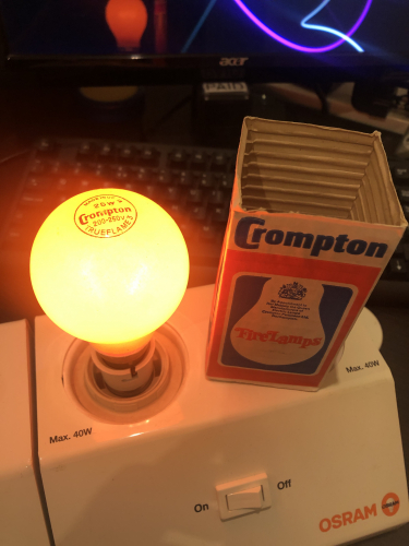 Crompton Trueflame 3
Rare to see solid coloured instead of lacquered.
