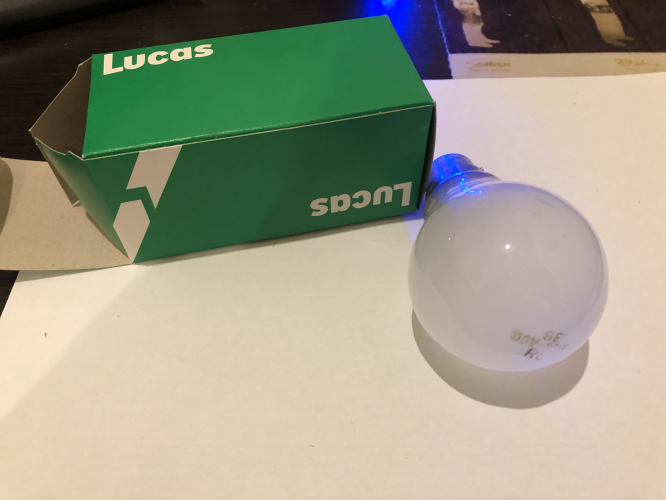 Lucas Low Voltage GLS
110 Volt, Pearl, BC-B22.
