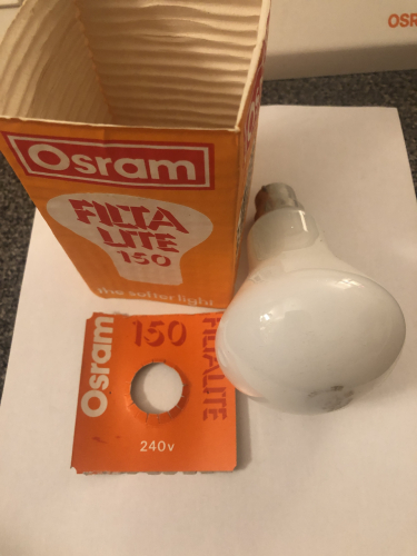Osram 150 Watt Filtalite
Osrams version of the Netabulb
