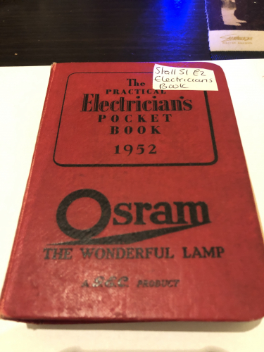 Osram Electricians Pocket Book 1952
I inherited a copy of this years ago when my Grandad passed away, sadly it go lost a while ago so I was so happy to find another copy.
