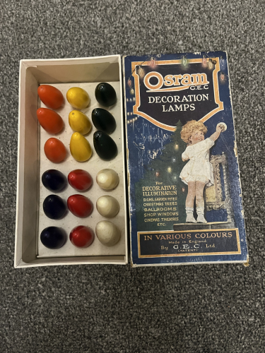 Osram Decoration Lamps
Great to get this full set with original box for my collection.
