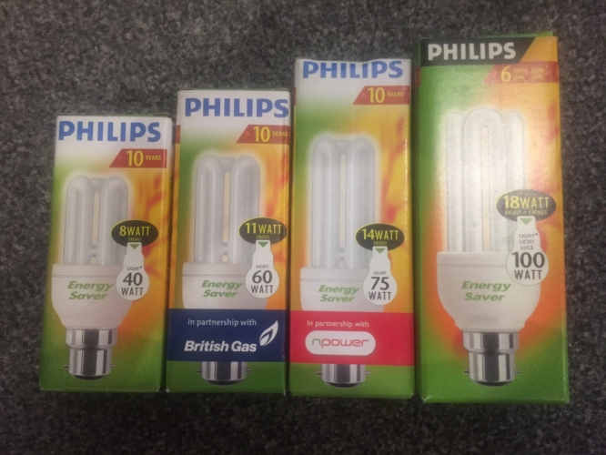Philips Genie CFL
I have loads of these, obviously I will save some but undecided what to do with the surplus yet.
