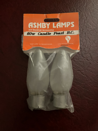 Powerlectrik Candle Lamps (Re-branded Ashby)
Obviously taken out of original packaging to re-brand.
