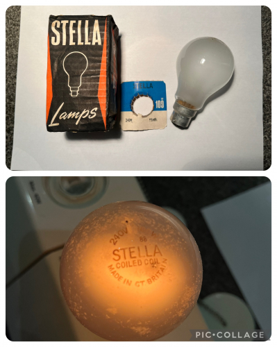 Stella 100 Watt GLS
Gt. Britain, Code = 8B
