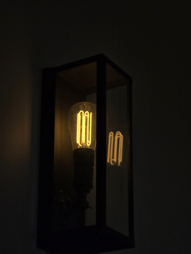 Edison style bulbs with CCFL tubing 
The lighting at the onsite cafe in Osbourne House, Isle of Wight uses these Edison style bulbs with CCFL tubing - it reminds me of the Pizza Hut fixture that I saw back in Reading, that used these but then closed and a Japanese restaurant took over it 

Glad to see these being used 
