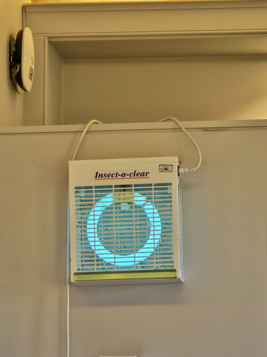 22w circline bug zapper 
At the onsite cafe in Osbourne House, Isle of Wight 

Don't see much of these 
