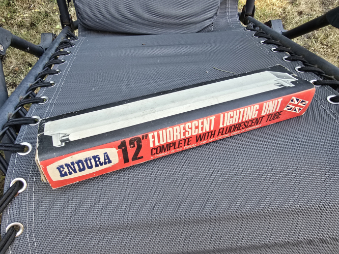 Endura 8W fluorescent fixture 
This was a find at the Sunday car boot sale 

