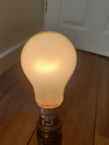 ASDA 60W pearl incandescent bulb 
Silica fumed pearl finished incandescent bulb 

Who made the bulbs for ASDA supermarket 
