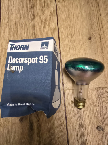 Thorn DecorSpot 95 (Green) reflector bulb
I got 4 of these in total all in their original packaging 
