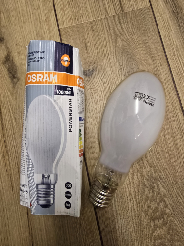 OSRAM Powerstar HQI-E 250W/D pro 
Got 4 of these all the way from the Netherlands!

