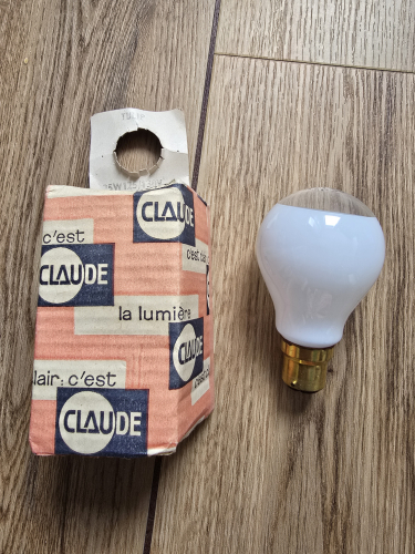 Wissot Claude 25W low voltage GLS bulb 
With a coating design that makes it sort of a spotlight 
