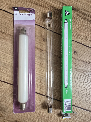 30W Ring incandescent tube and 60W BELL incandescent tube
Both are from the car boot sale today
