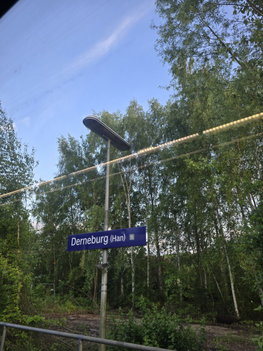 Derneburg (Han) station platform light 
Shown switched off
