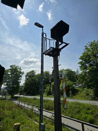 Not sure which lantern is that?
Seen on the HSB steam railway line from Wernigerode to Nordhaussen Nord 
