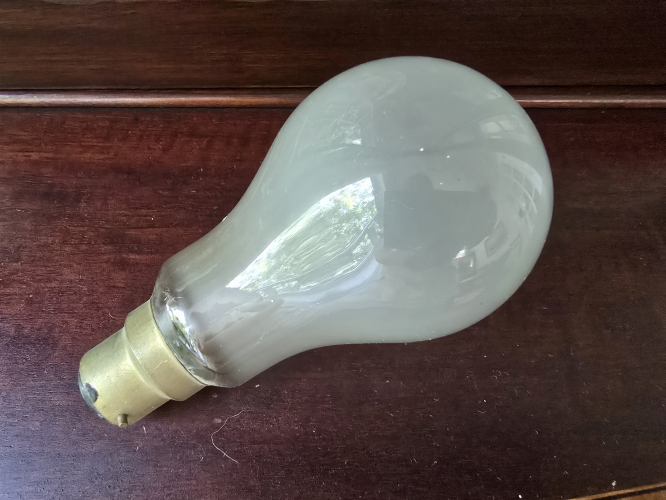 Crompton 150W GLS incandescent bulb 
Got this from car boot sale today - no packaging 

Date code is D6 
