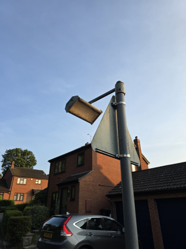 Signlight at near my parents house 
Spotted whilst on my walk 2 days ago 
