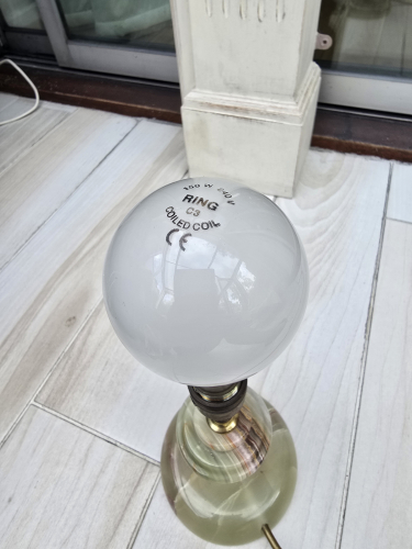 Ring 150W GLS incandescent 
Coiled coil 
150W 

Date code C3

Got at car boot sale today 
