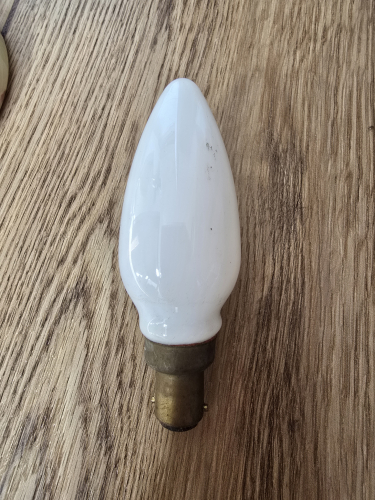 Unknown vintage candle bulb 
So got this rather unusual looking candle bulb at the car boot sale and have no idea what the make is
