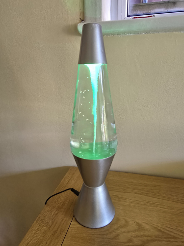 Tornado glitter lava lamp
Got this for just 1 quid - been wanting one of those 
