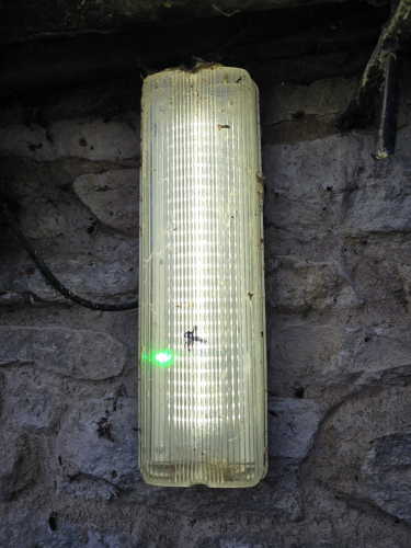 LED maintained Emergency bulkhead 
Spotted at The Bell Inn, Oxfordshire where I stayed for my friends 30th birthday sesh 
