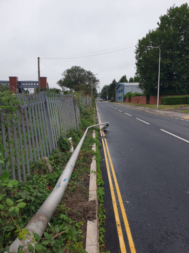 LED Roadway NXT knocked down last week 
Seen on my way home from work 

located in Theale, Reading 
