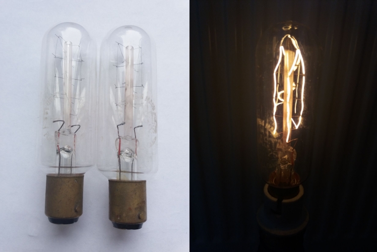 Elasta/Pope tubular filament lamps
Found in January on Facebook marketplace. A rare brand, not sure how it was associated with Philips's Pope brand.
