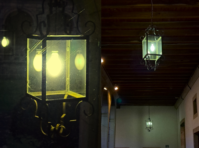 Old decorative mercury lanterns
Spotted out and about today, in the grounds of a museum - which was still a haven for old lighting... Lots of fluorescent, incandescent spotlights, etc. Nice to see these days!
