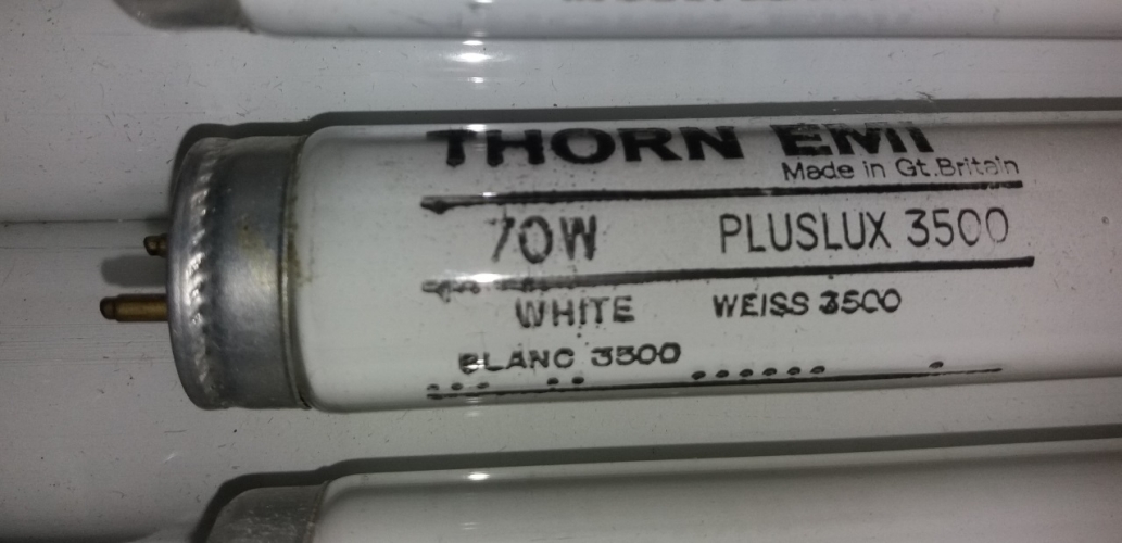 Thorn EMI Pluslux 70w T8
Still with old style caps, they changed over to newer ones only a couple of years later.
