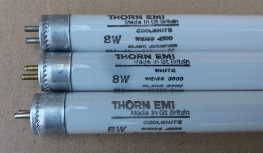 Thorn EMI 8ws 
More lamp bin finds. These are all pretty much NOS.
