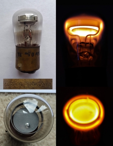 Osram - GEC neon pygmy lamp
Was found along with that Cryselco one I posted earlier. This one seems to have had more use than the other one.
