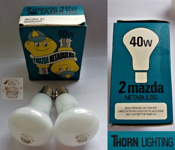 Mazda 40w Netabulb lamps
I found these on FB local, they agreed to post as I had been after some of these lamps with this rather amusing packaging design for a while.
