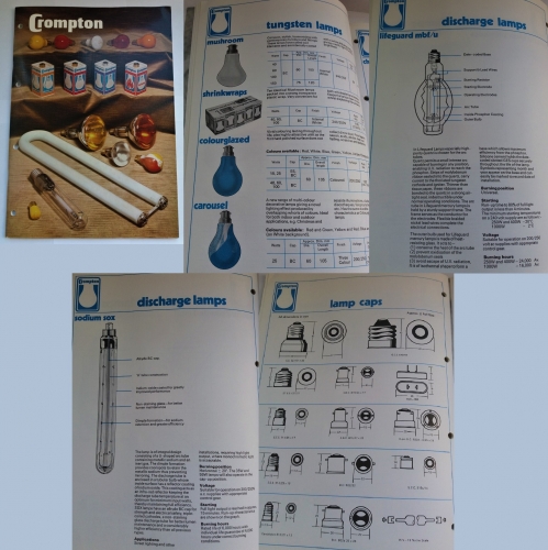 Crompton 1975 catalogue
Picked this up on Ebay for cheap, and somewhat scanned the most interesting pages from it. I did not know that Crompton rebadged and sold Westinghouse mercury lamps from the USA! That would be a very cool lamp to get hold of nowadays.
