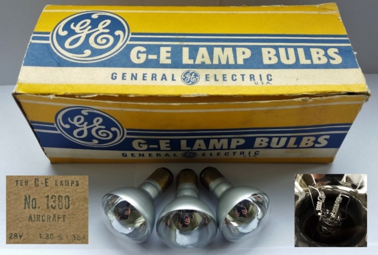 GE 28v Aircraft panel reflector lamps
These mini reflector lamps are really cool! Sadly there's only 3 in the box, not 10 like there's supposed to be. Where exactly would these be used on an aircraft? I think they would serve as a backlight for panels?
